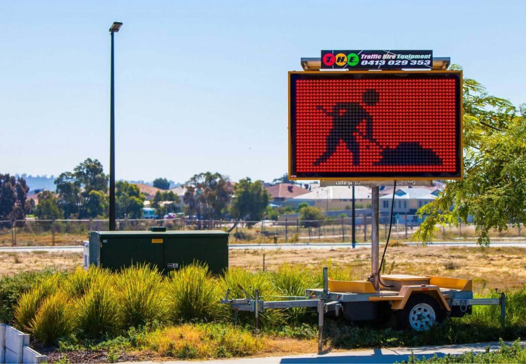 Traffic Hire Equipment Perth Digital Signage in Perth Portable and